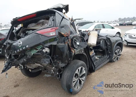 2021 Nissan Rogue Sv Fwd from USA, damaged, VIN 5N1AT3BA1MC829548